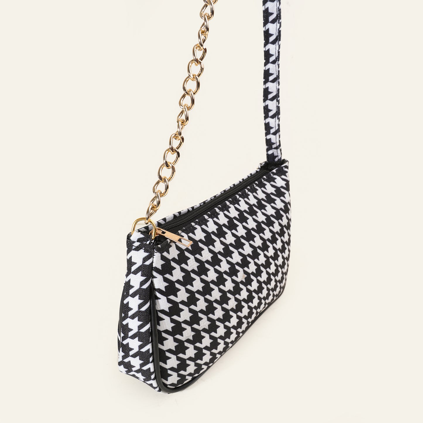 Zara Luxe Mini Bag – Classic Black & White