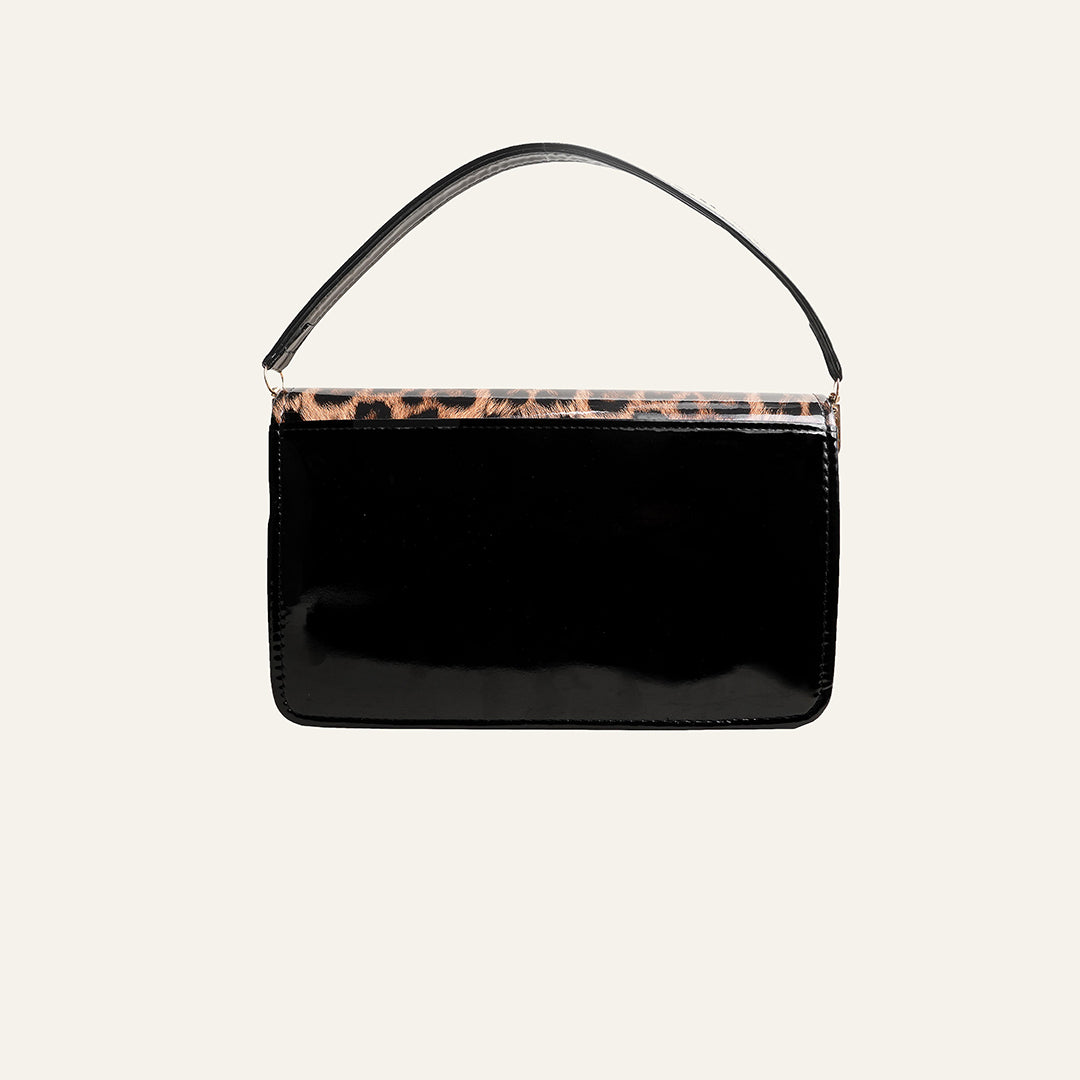 Midnight Leopard Handbag