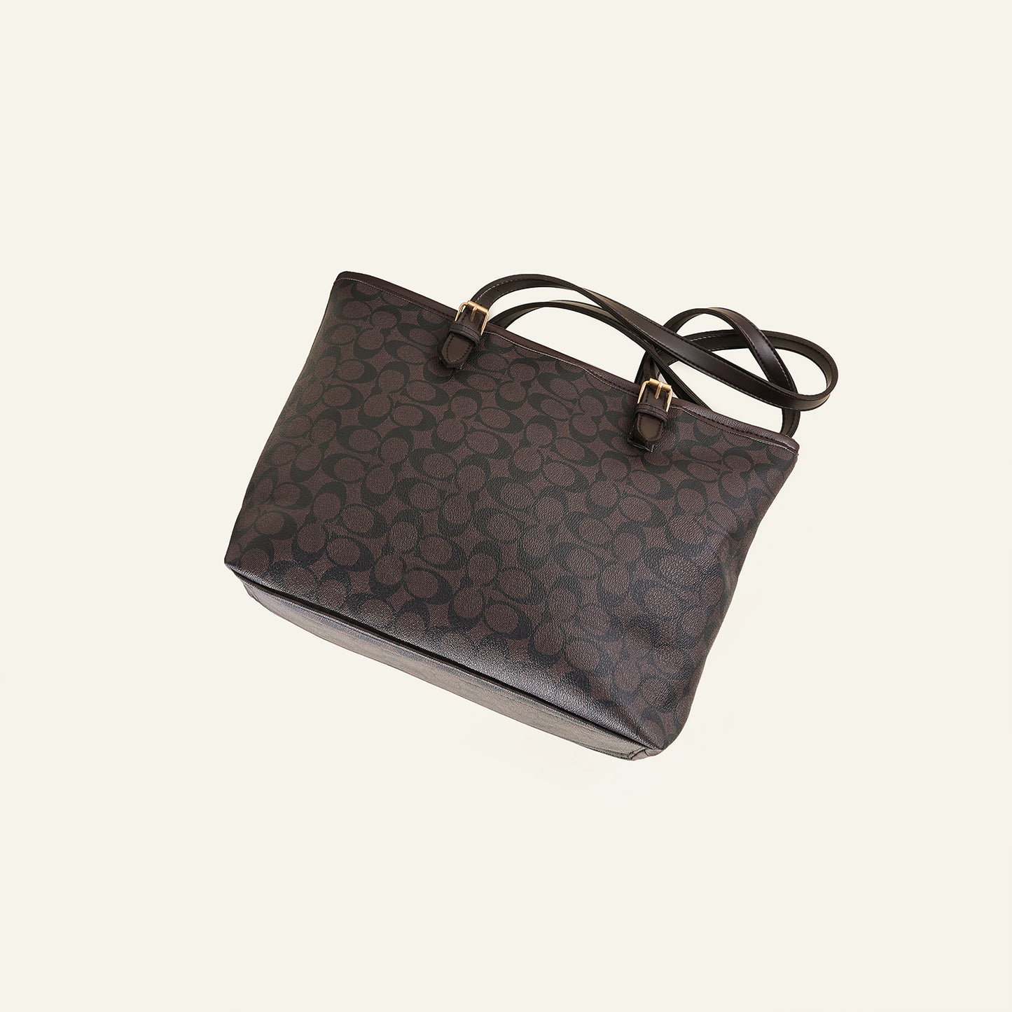 Midnight Black Pattern Tote Bag