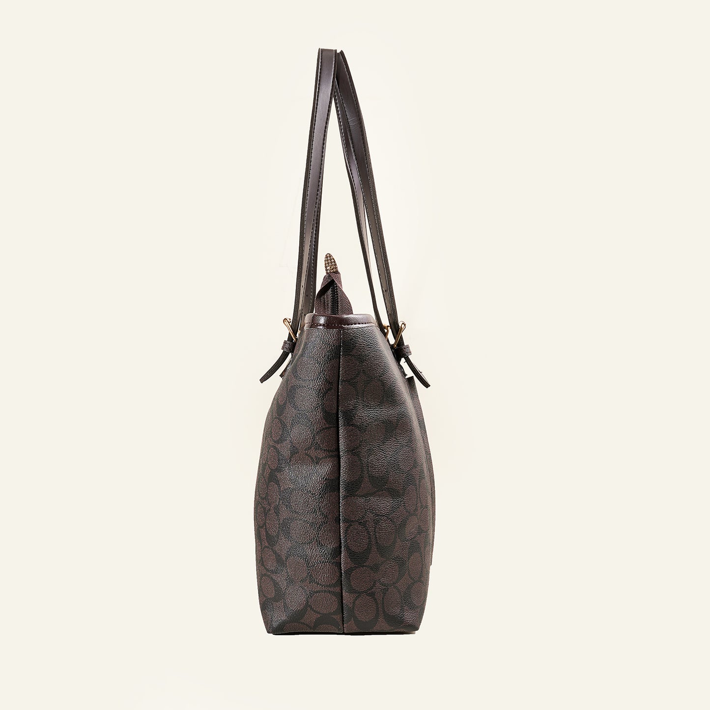 Midnight Black Pattern Tote Bag