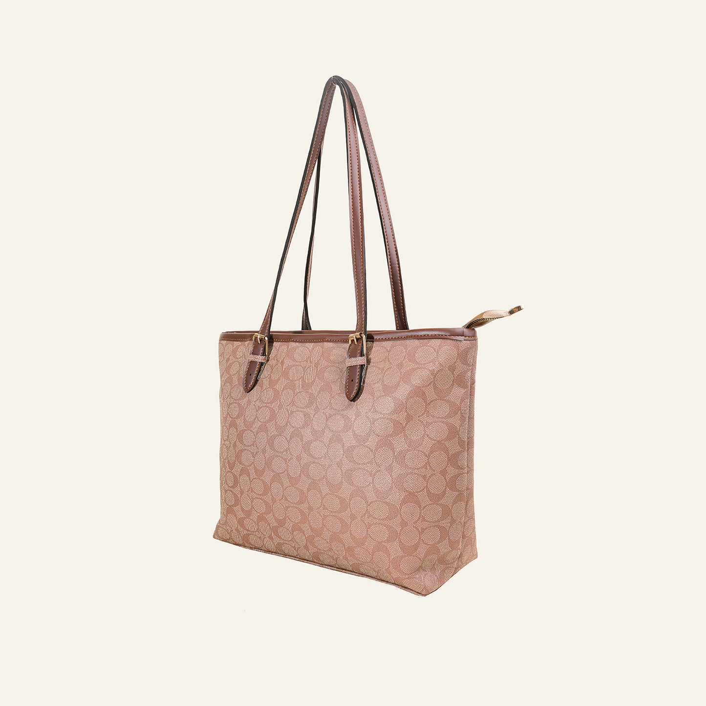 Soft Beige Pattern Tote Bag