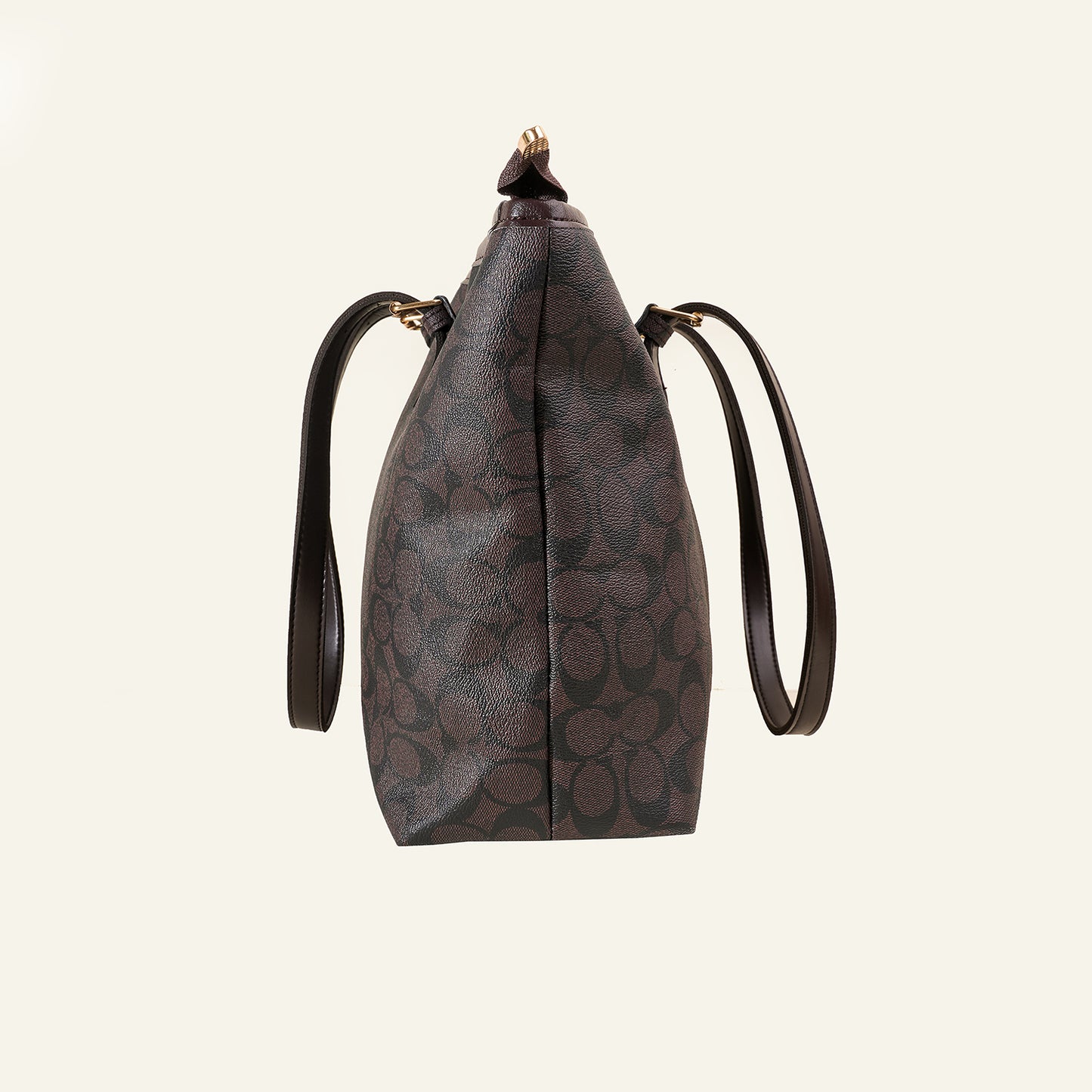 Midnight Black Pattern Tote Bag