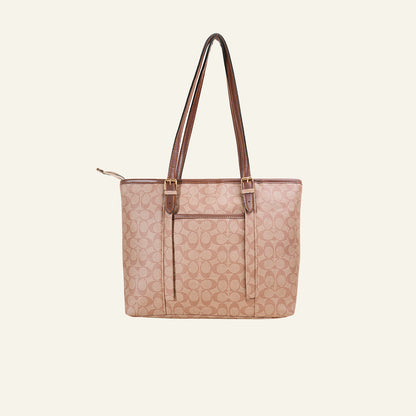 Soft Beige Pattern Tote Bag