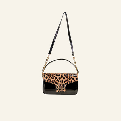 Midnight Leopard Handbag