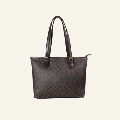 Midnight Black Pattern Tote Bag
