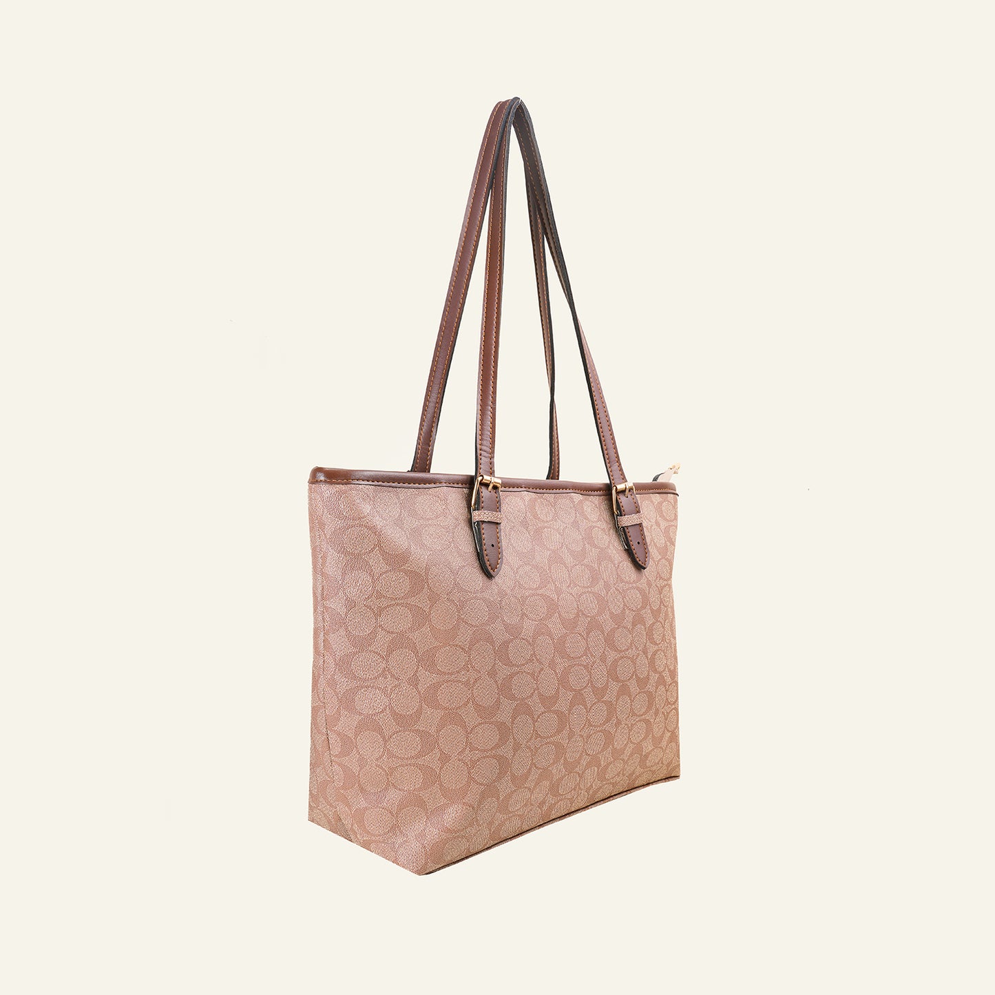 Soft Beige Pattern Tote Bag