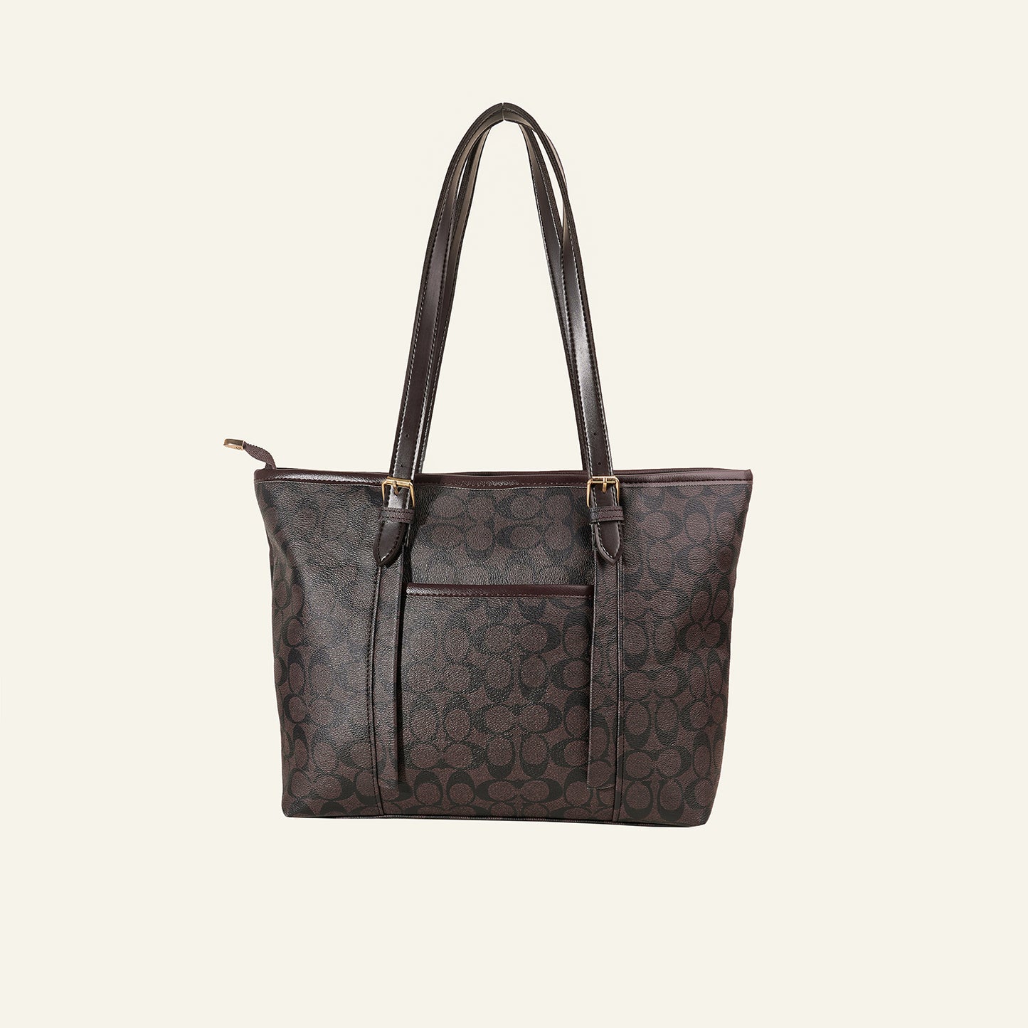 Midnight Black Pattern Tote Bag