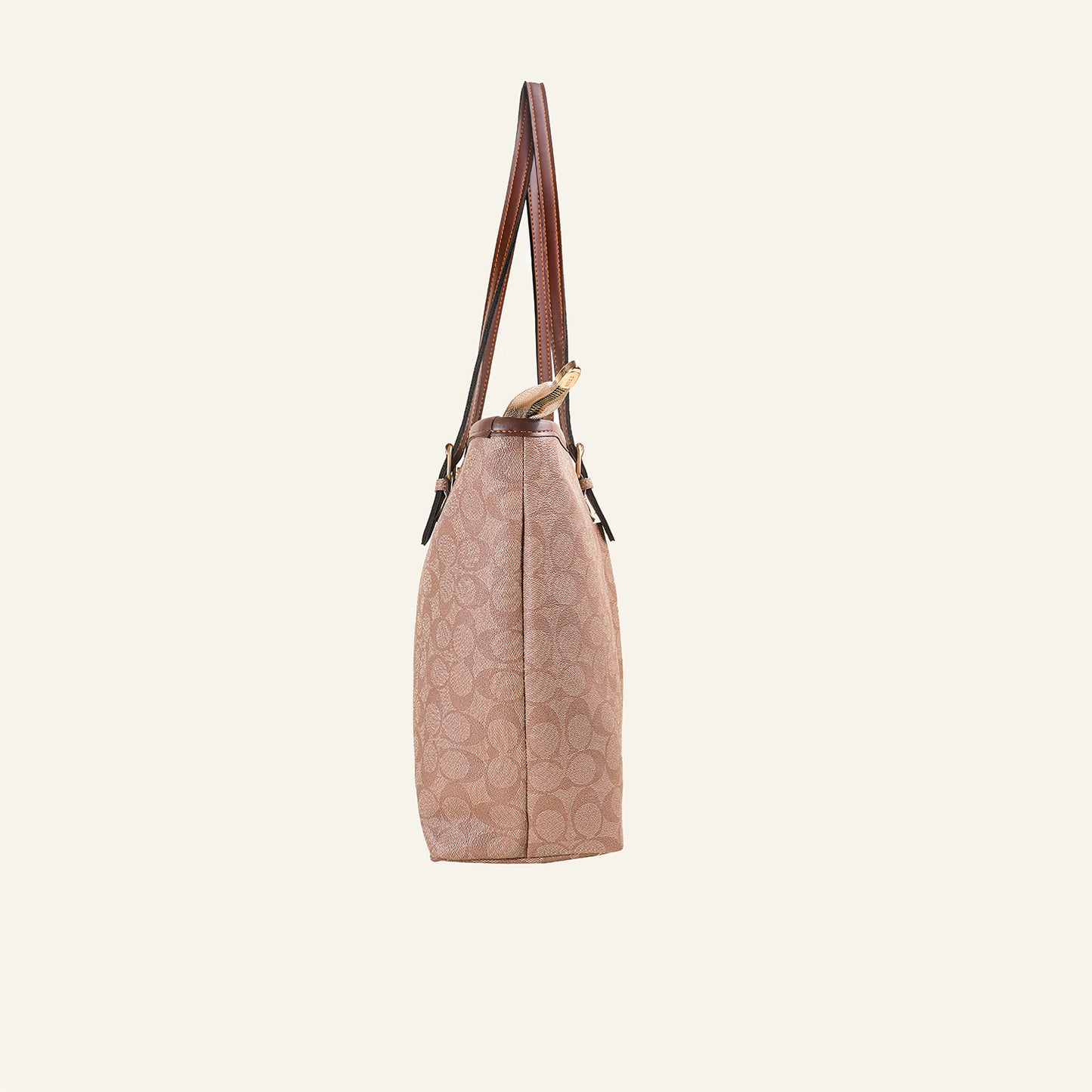 Soft Beige Pattern Tote Bag