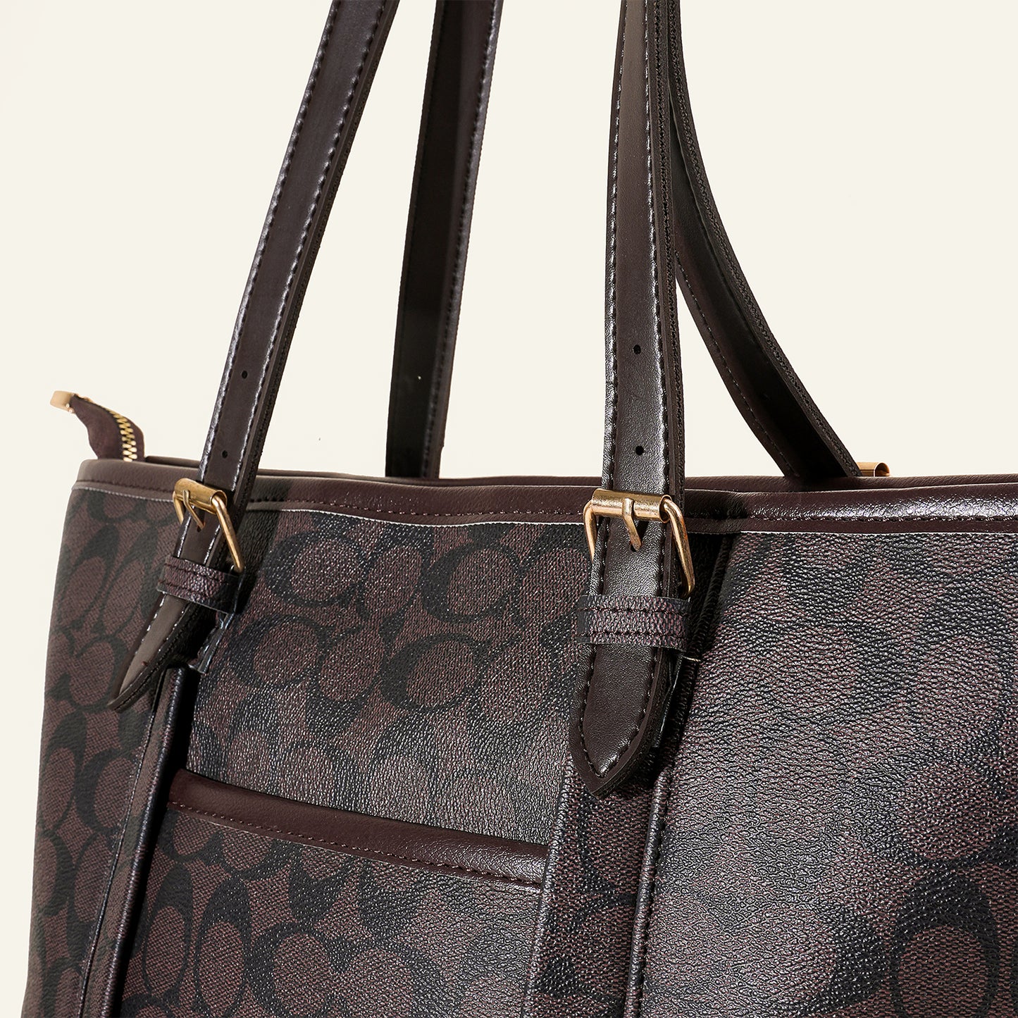 Midnight Black Pattern Tote Bag