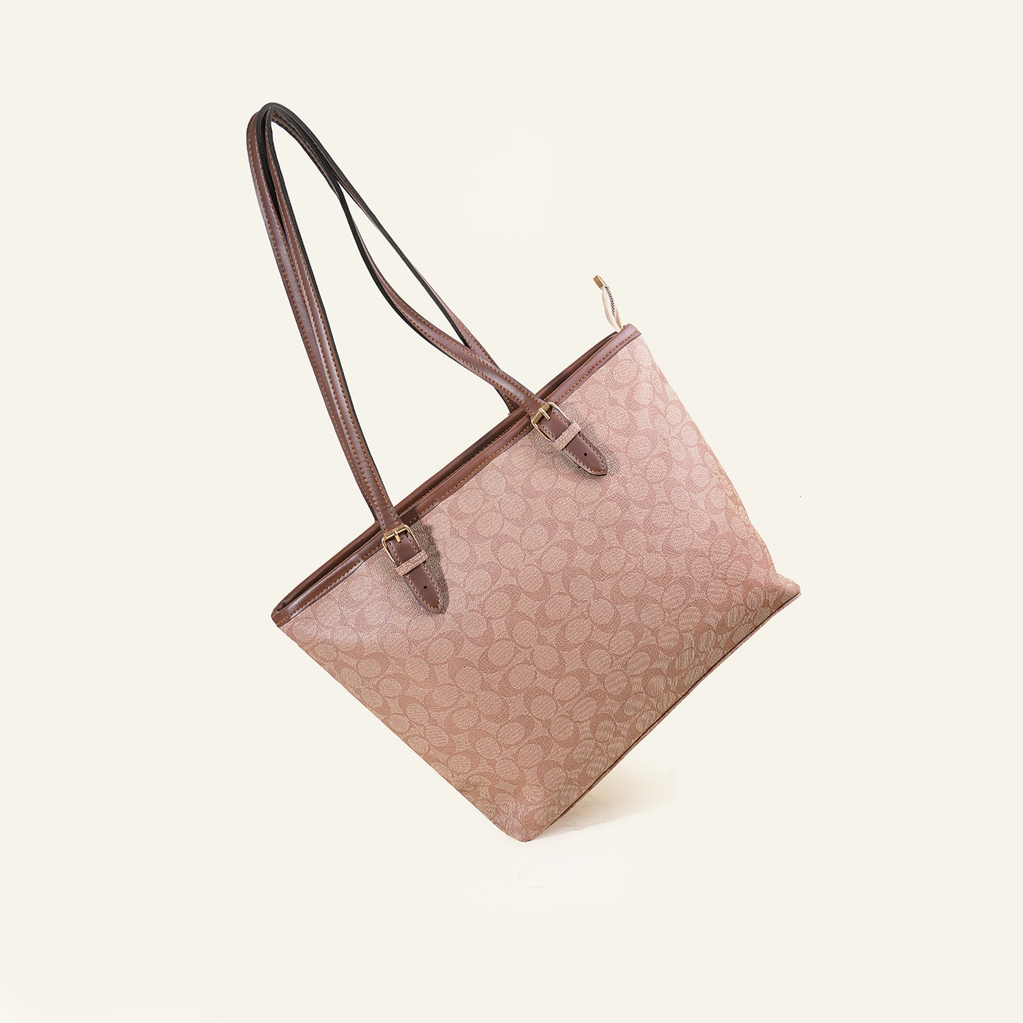 Soft Beige Pattern Tote Bag