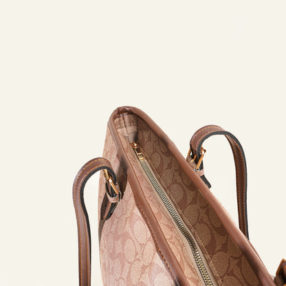 Soft Beige Pattern Tote Bag