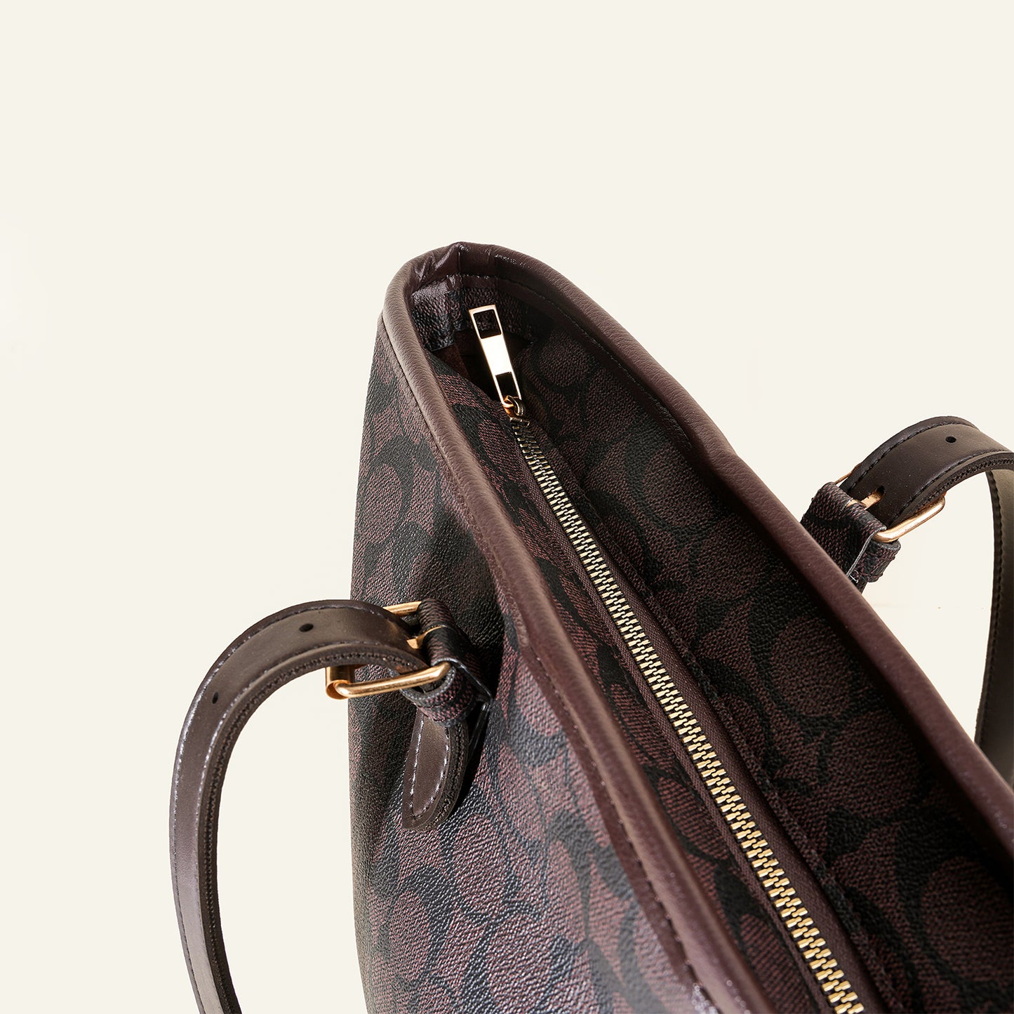 Midnight Black Pattern Tote Bag