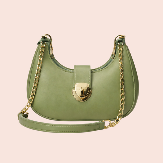 Aura Luxe Handbag – Soft Caramel