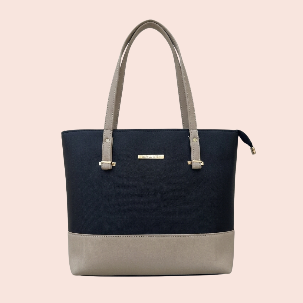 Classic Duo Bag 3 Pcs – Black & Beige