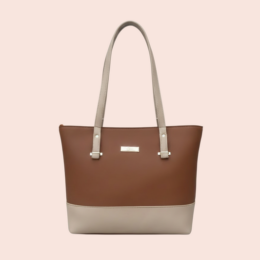 Classic Duo Bag 3 Pcs – Beige & Oatmeal