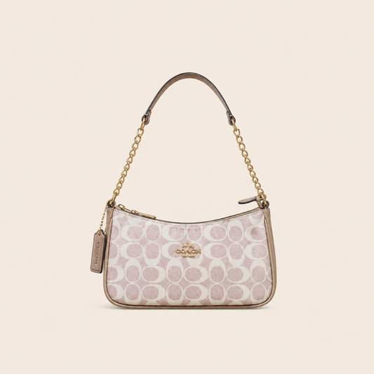 Classic Chain Shoulder Bag – Pink