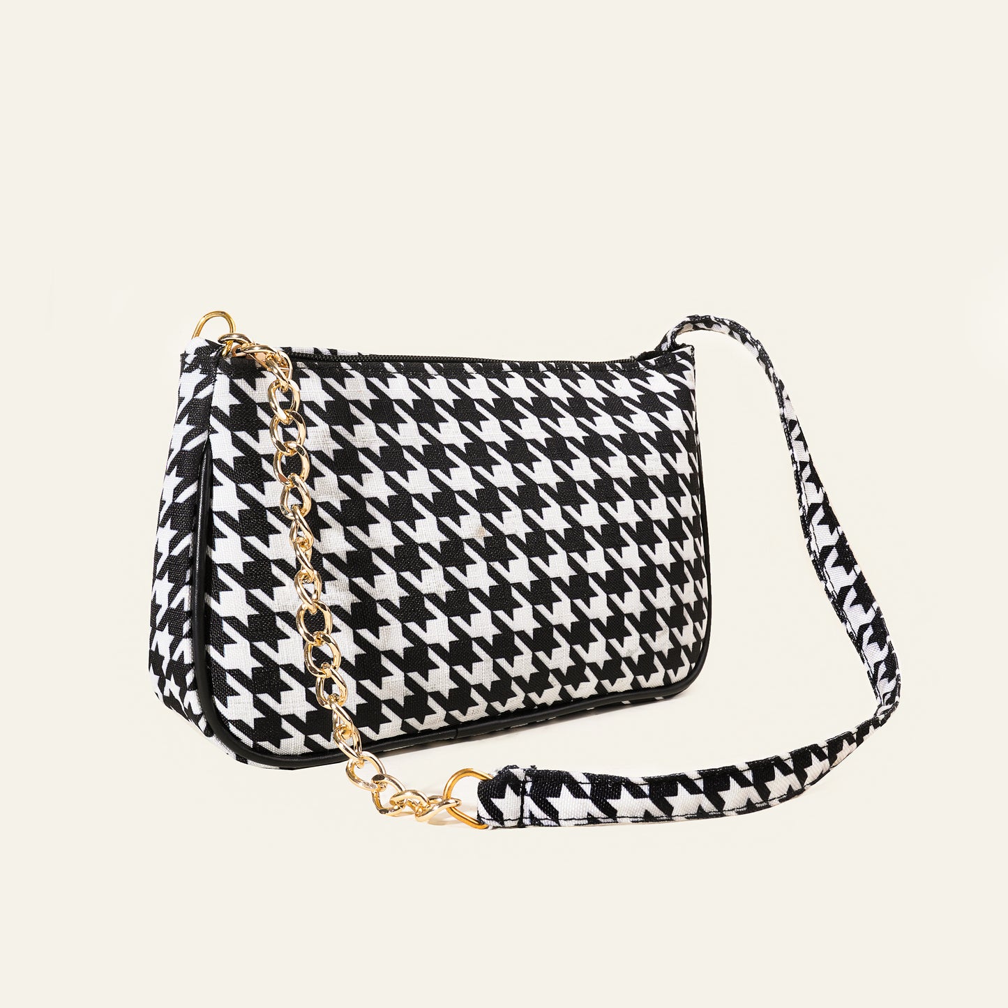 Zara Luxe Mini Bag – Classic Black & White