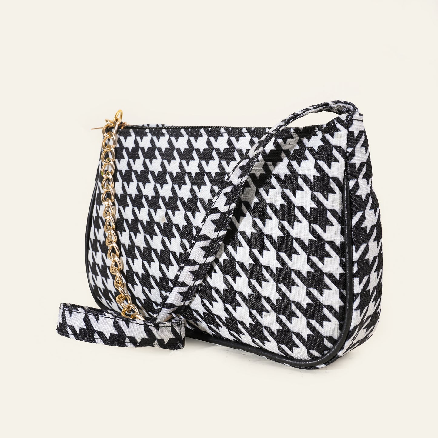 Zara Luxe Mini Bag – Classic Black & White