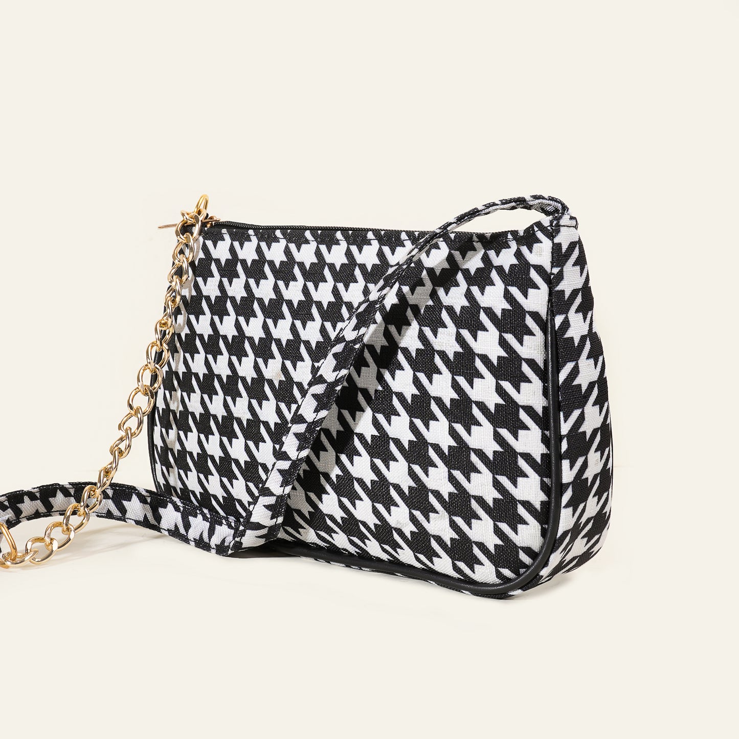 Zara Luxe Mini Bag – Classic Black & White