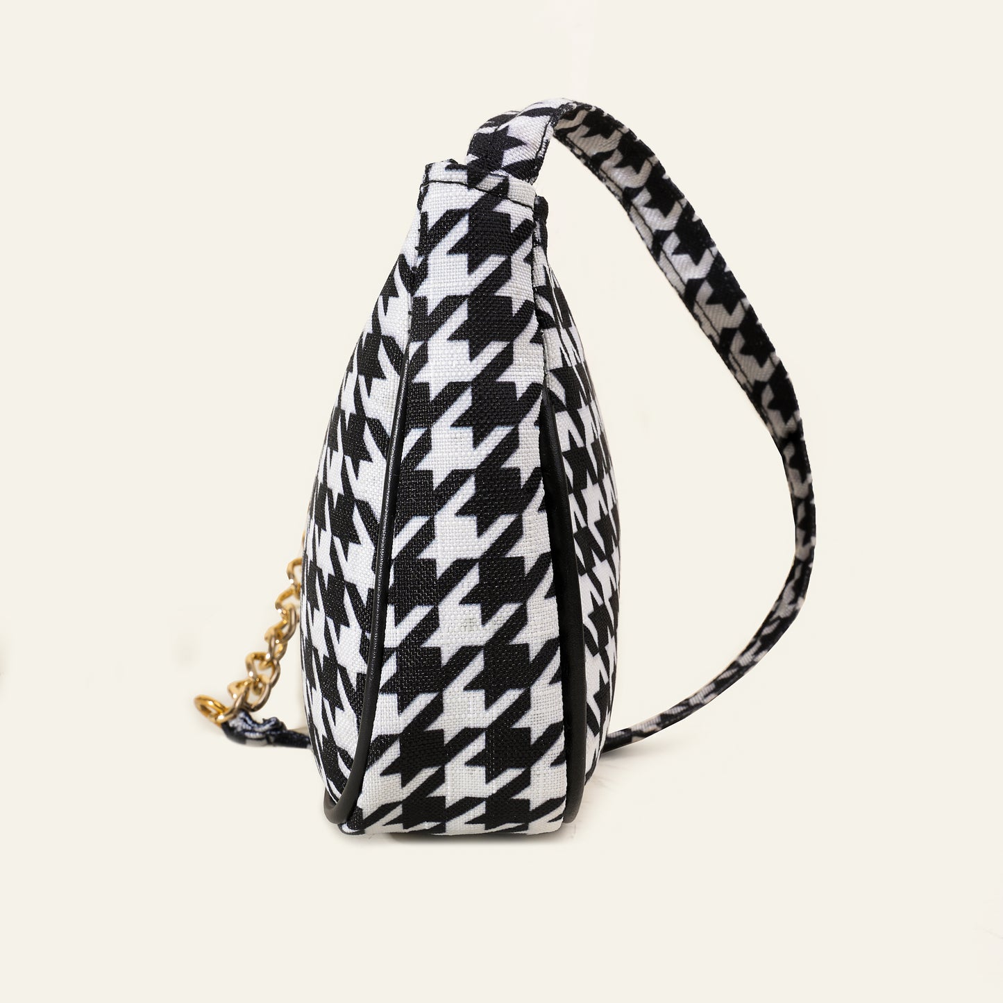 Zara Luxe Mini Bag – Classic Black & White