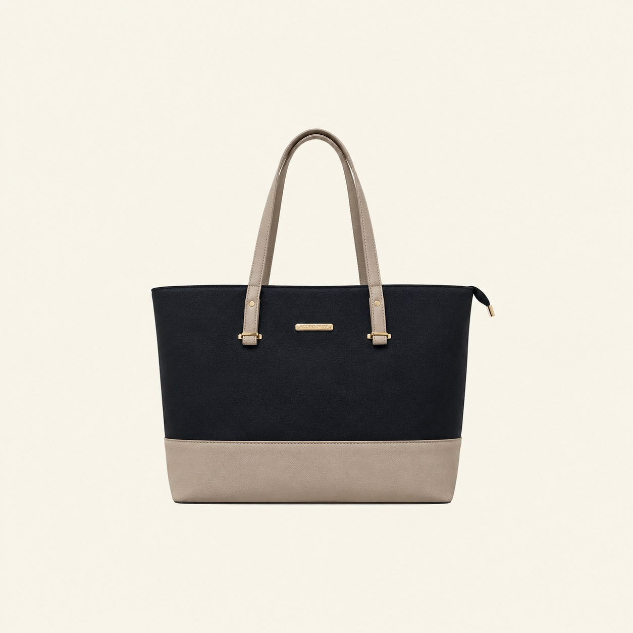 Classic Duo Bag 3 Pcs – Black & Beige