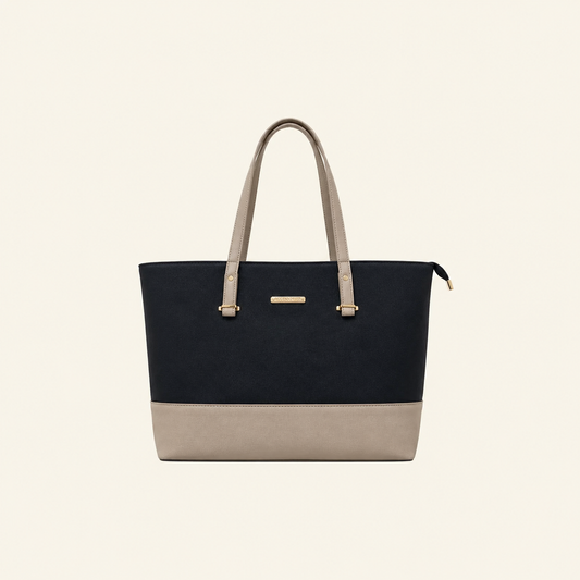 Classic Duo Bag 3 Pcs – Black & Beige